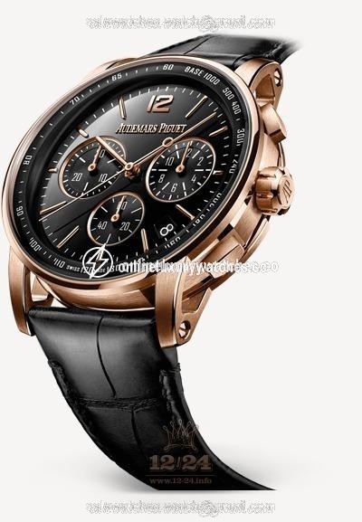 Audemars Piguet Code 11.59 Watch 26393OR.OO.A002CR.01 41 mm Pink gold Case Black Dial