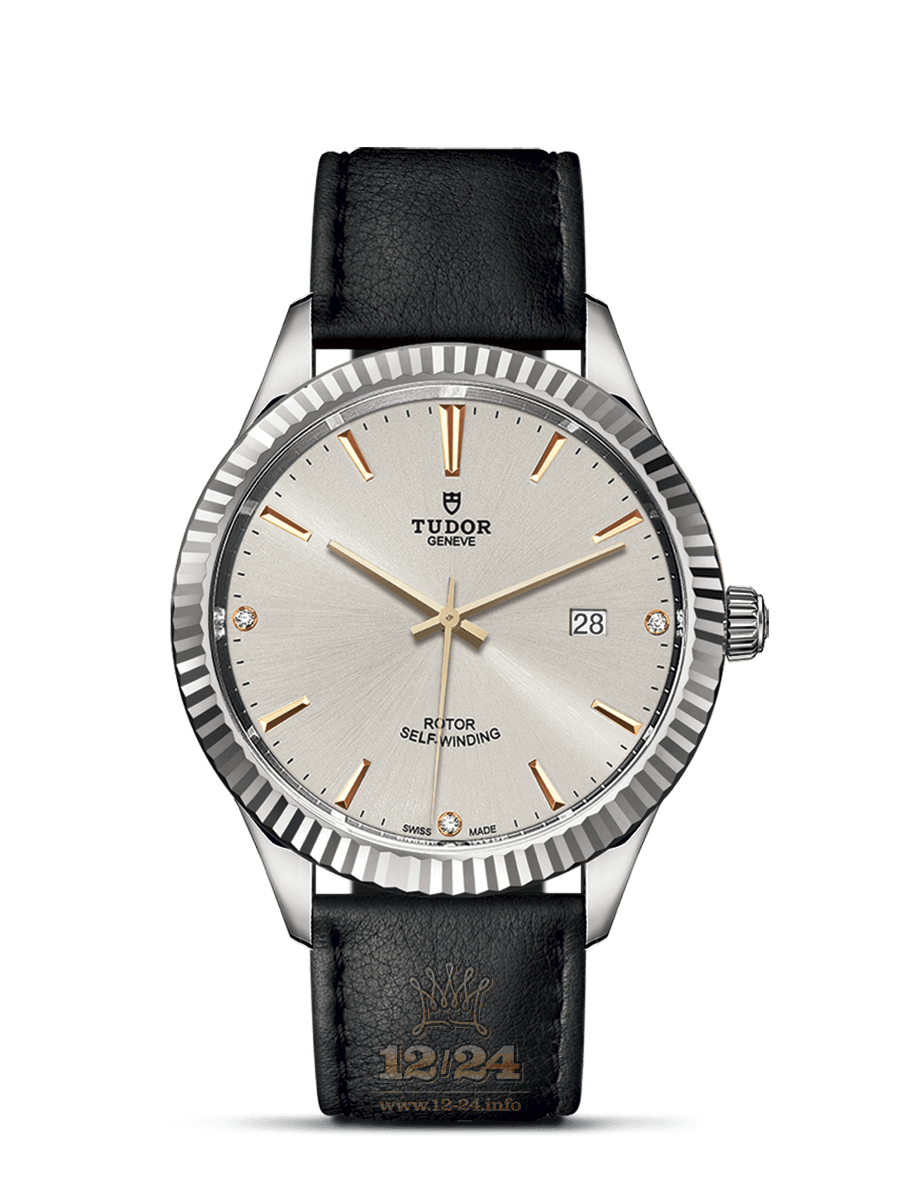 Tudor Style Watch M12710-0026 41 mm Stainless steel Case Gray Silver Dial