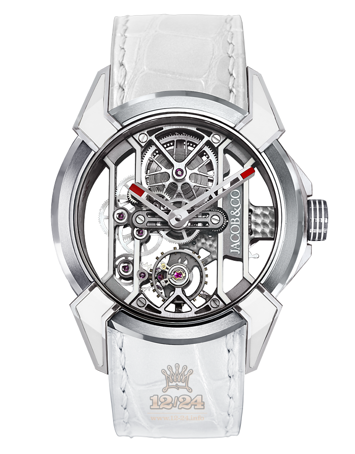 Jacob & Co Gents Collection Watch EX100.20.WR.OY.A 44 mm Titanium Case