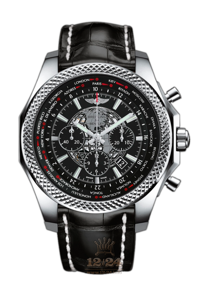 Breitling Breitling for Bentley Watch AB0521U4/BC65/760P/A20BA.1 49 mm Stainless steel Case Black Dial