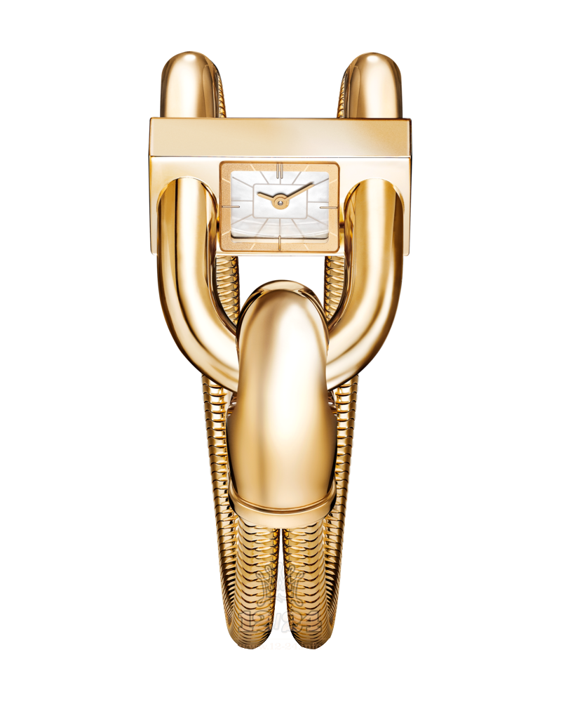 Van Cleef Cadenas Watch VCARO4J200 26 mm Yellow gold Case White Dial