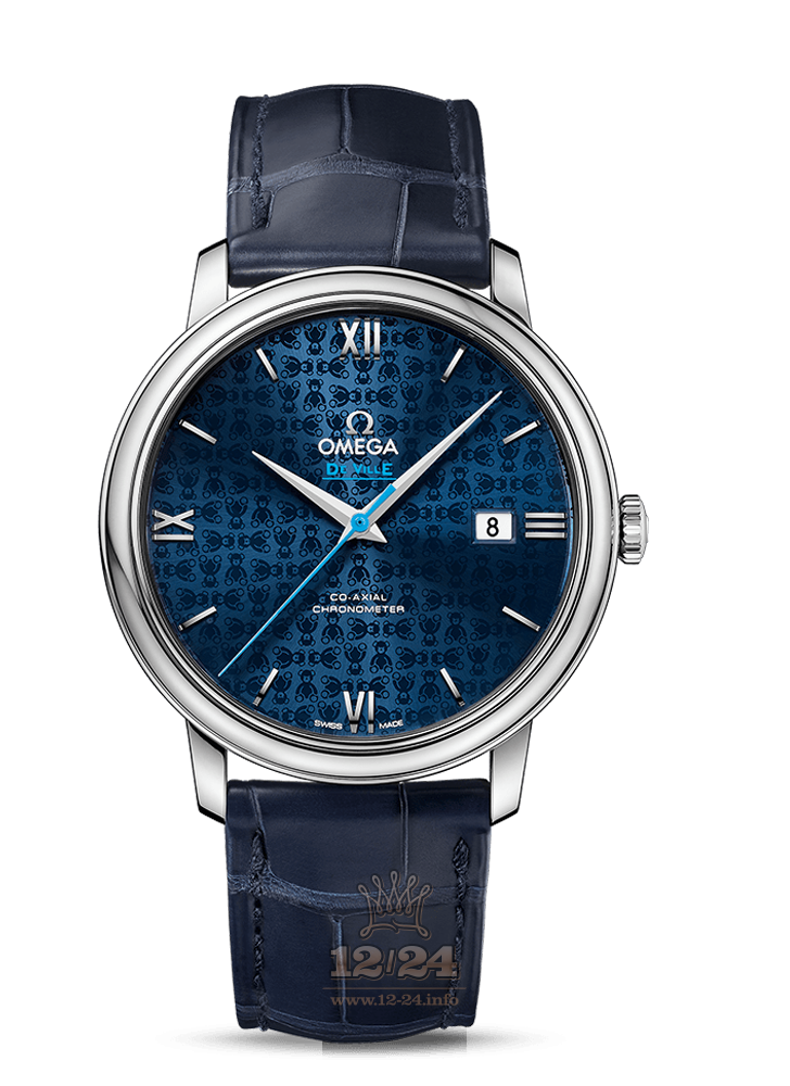 Omega Prestige Watch 424.13.40.20.03.003 40 mm Stainless steel Case Dark blue Dial