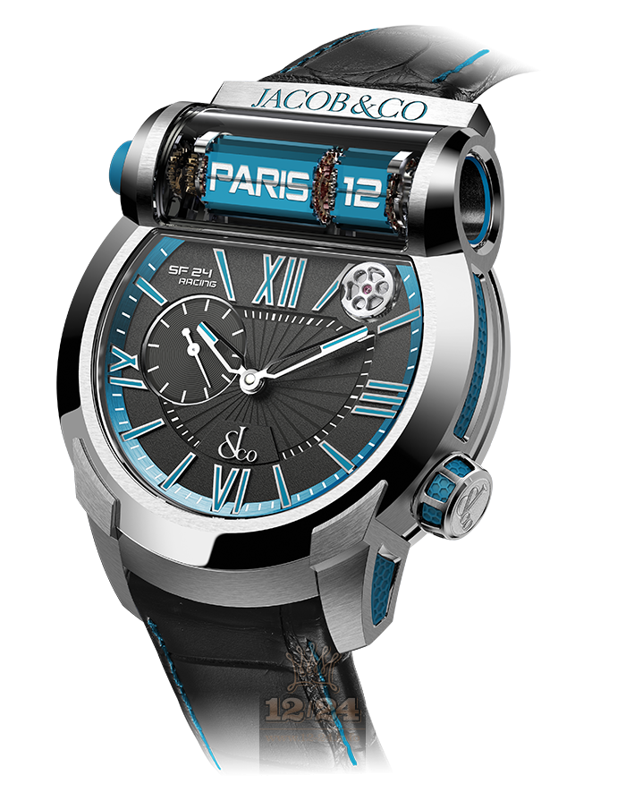 Jacob & Co Grand Complication Masterpieces Watch ES101.20.NS.YB.A 45 mm Titanium Case Black Dial