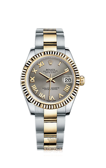 Rolex Lady-Datejust Watch 178273-0088 31 mm Steel / Yellow gold Case Gray Dial