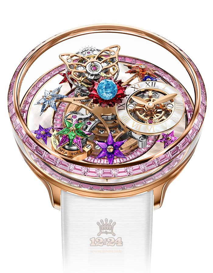Jacob & Co Ladies Collection Watch AF321.40.BA.AB.A 42 mm Pink gold Case White Dial