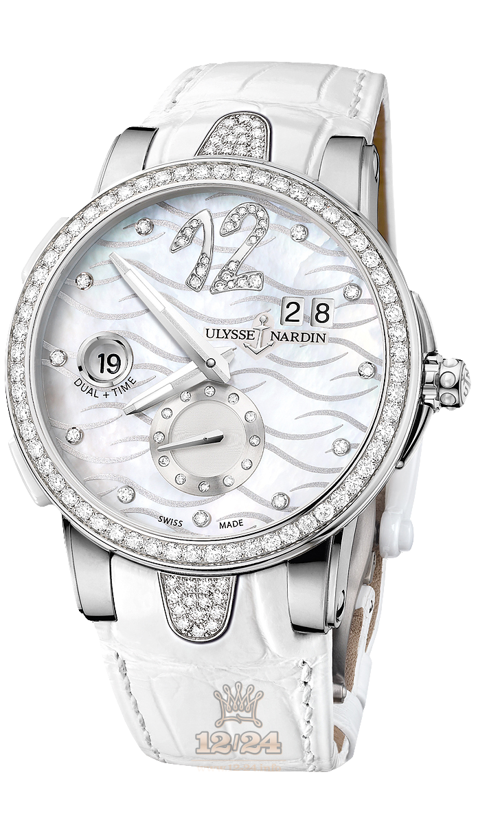 Ulysse Nardin Executive Watch 243-10B/691 40 mm Stainless steel Case White Dial