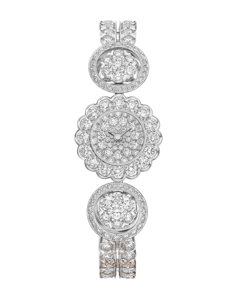 Van Cleef High Jewelry Watches Watch VCARO4KJ00 Platinum Case Silver Dial