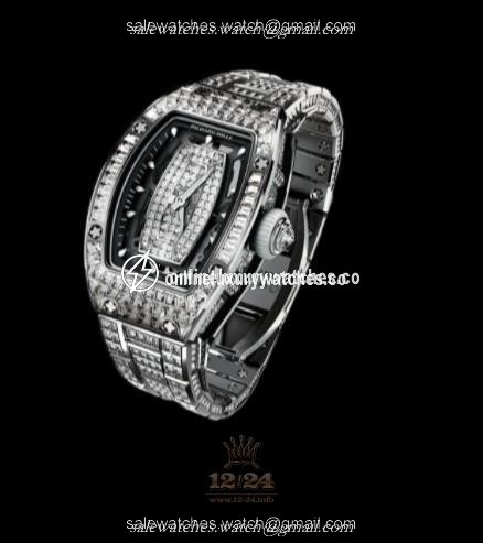Richard Mille Women's Collection Watch RM 07-01 WG 46 mm White gold Case