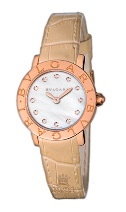 Bvlgari Bvlgari Bvlgari Watch 101884 BBLP26WGL/12 26 mm Pink gold Case White Dial