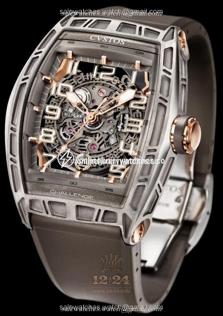 Cvstos Challenge Watch Challenge Jet-Liner SL Titanium 54 mm Titanium Case Gray Dial