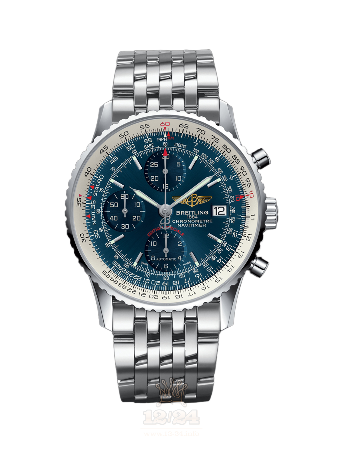 Breitling Navitimer Watch A1332412|C942|451A 42 mm Stainless steel Case Dark blue Dial