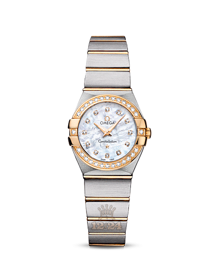 Omega Constellation Watch 123.25.24.60.55.003 24 mm Steel / Yellow gold Case White Dial