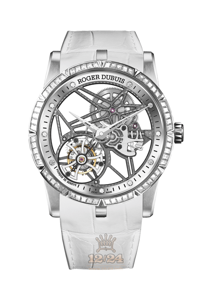 Roger Dubuis Excalibur Watch RDDBEX0419 42 mm White gold Case Silver Dial