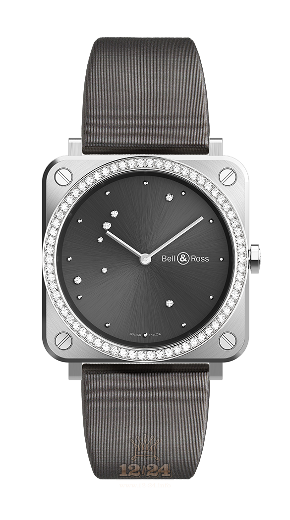 Bell & Ross Instruments Watch BRS-ERU-ST-LGD/SCA 39 mm Stainless steel Case Gray Dial