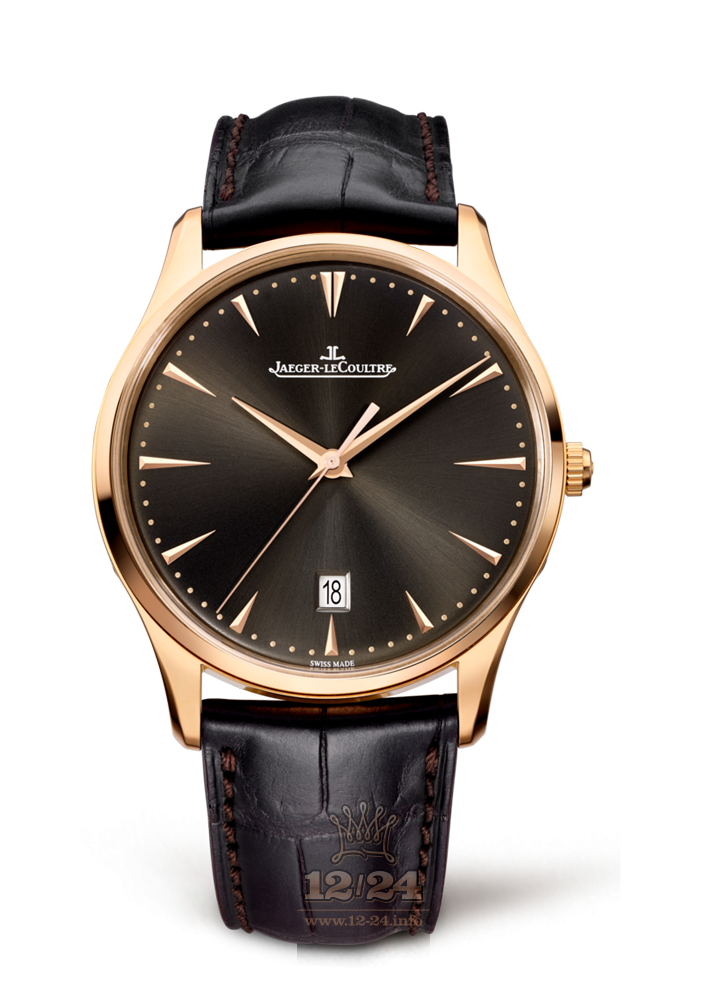 Jaeger-LeCoultre Master Watch 128255J 40 mm Pink gold Case Black Dial
