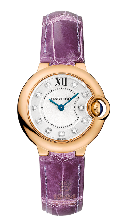 Cartier Ballon Bleu de Cartier Watch WE902050 28 mm Pink gold Case Silver Dial