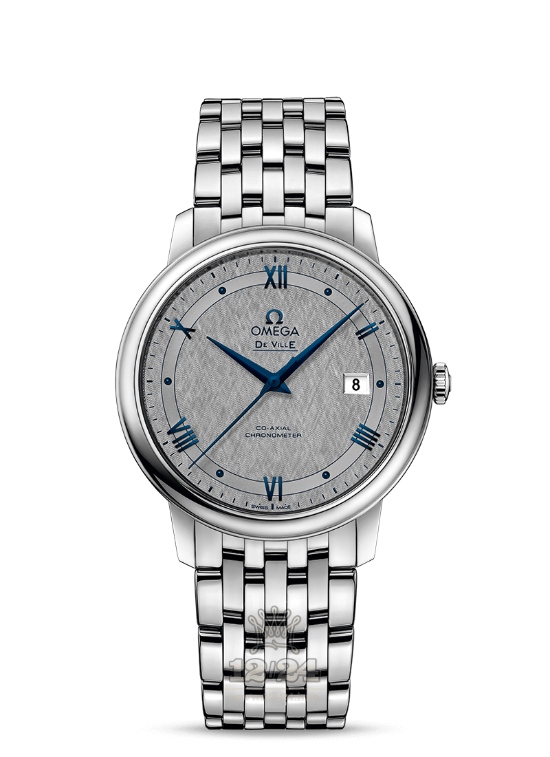 Omega Prestige Watch 424.10.40.20.06.002 40 mm Stainless steel Case Gray Dial