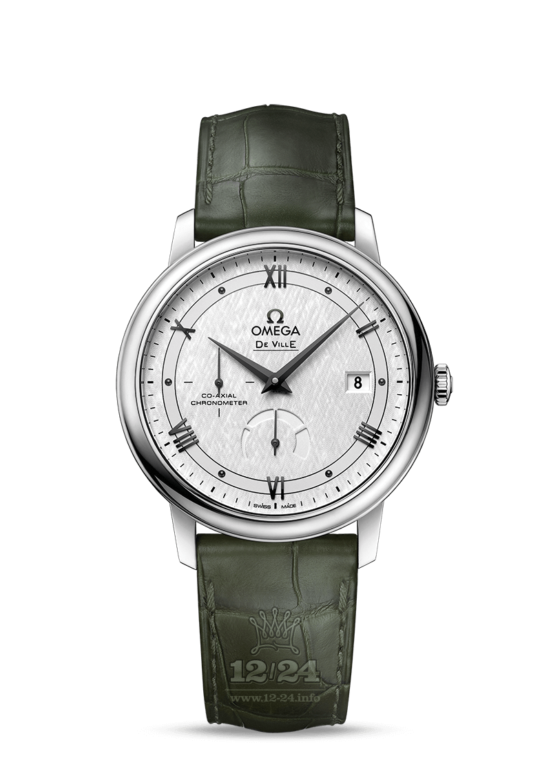 Omega Prestige Watch 424.13.40.21.02.004 40 mm Stainless steel Case Silver Dial