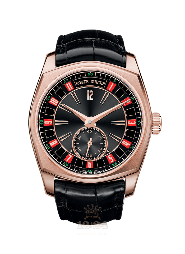 Roger Dubuis La Monegasque Watch RDDBMG0026 42 mm Pink gold Case Black Dial