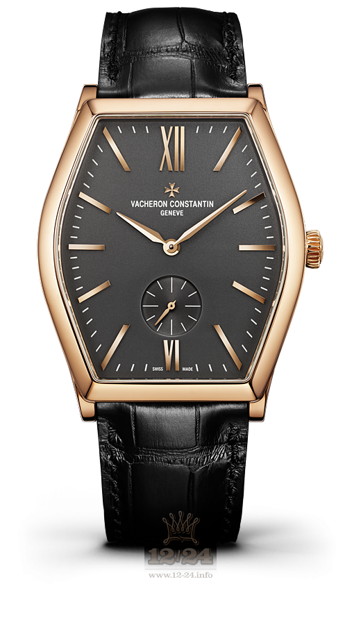Vacheron Constantin Malte Watch 82230/000R-9716 37 mm Pink gold Case Black Gray Dial