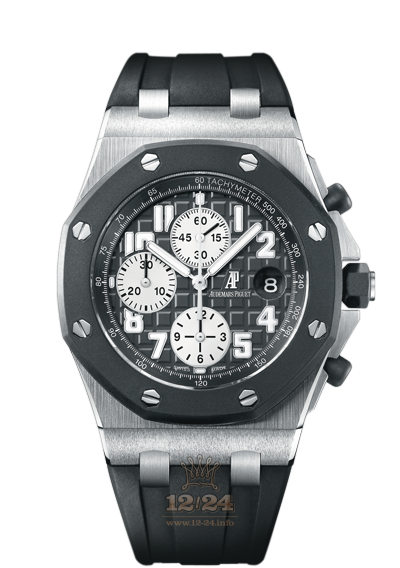 Audemars Piguet Royal Oak Offshore Watch 25940SK.OO.D002CA.01 42 mm Stainless steel Rubber Case Gray Silver Dial