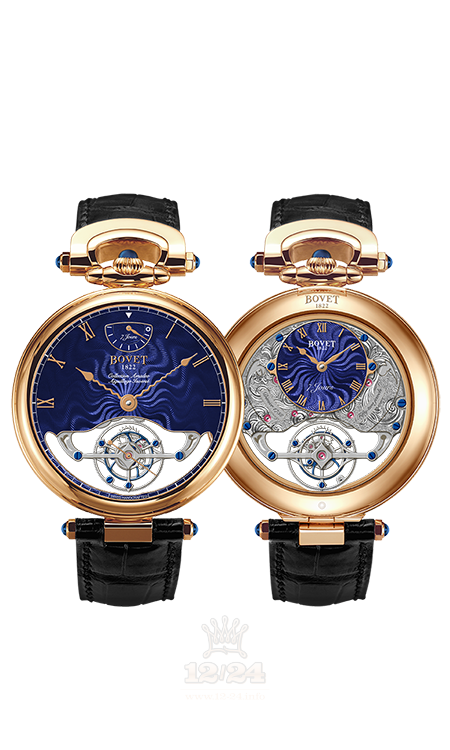 Bovet Fleurier Grandes Complications Watch AIF0T013-GO 45 mm Pink gold Case Dark blue Dial