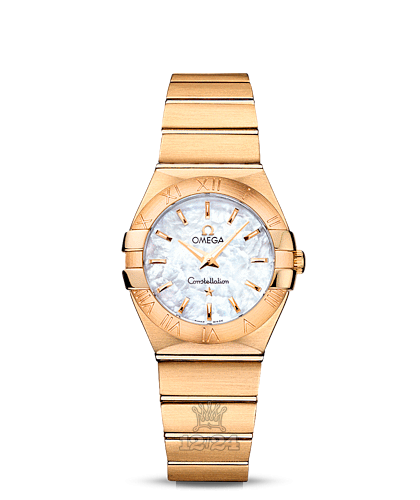 Omega Constellation Watch 123.50.27.60.05.002 27 mm Yellow gold Case White Dial