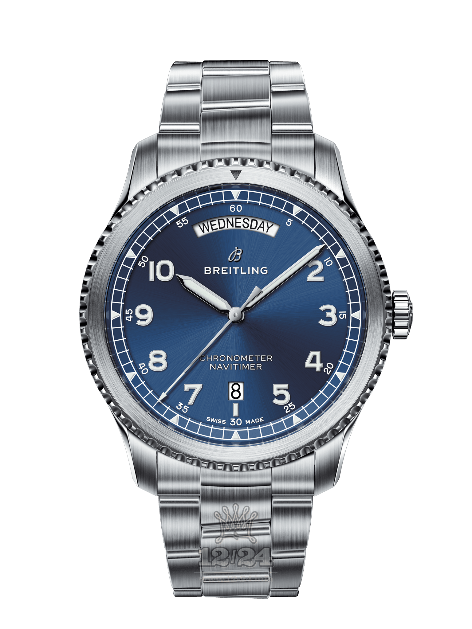 Breitling Navitimer Watch A45330101C1A1 41 mm Stainless steel Case Dark blue Dial