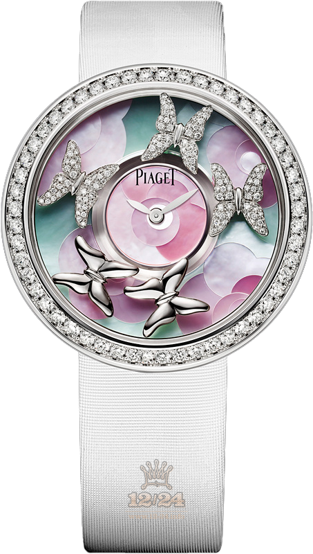 Piaget Limelight Watch G0A36159 39 mm White gold Case White Silver Dial