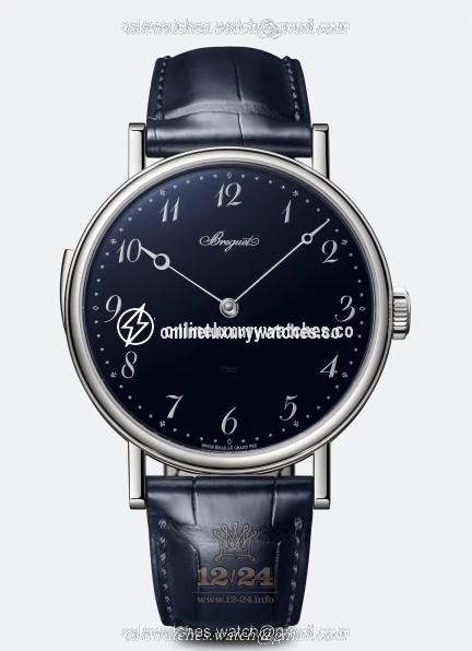 Breguet Classique Complications Watch 7637BB/2Y/9ZU 42 mm White gold Case Dark blue Dial