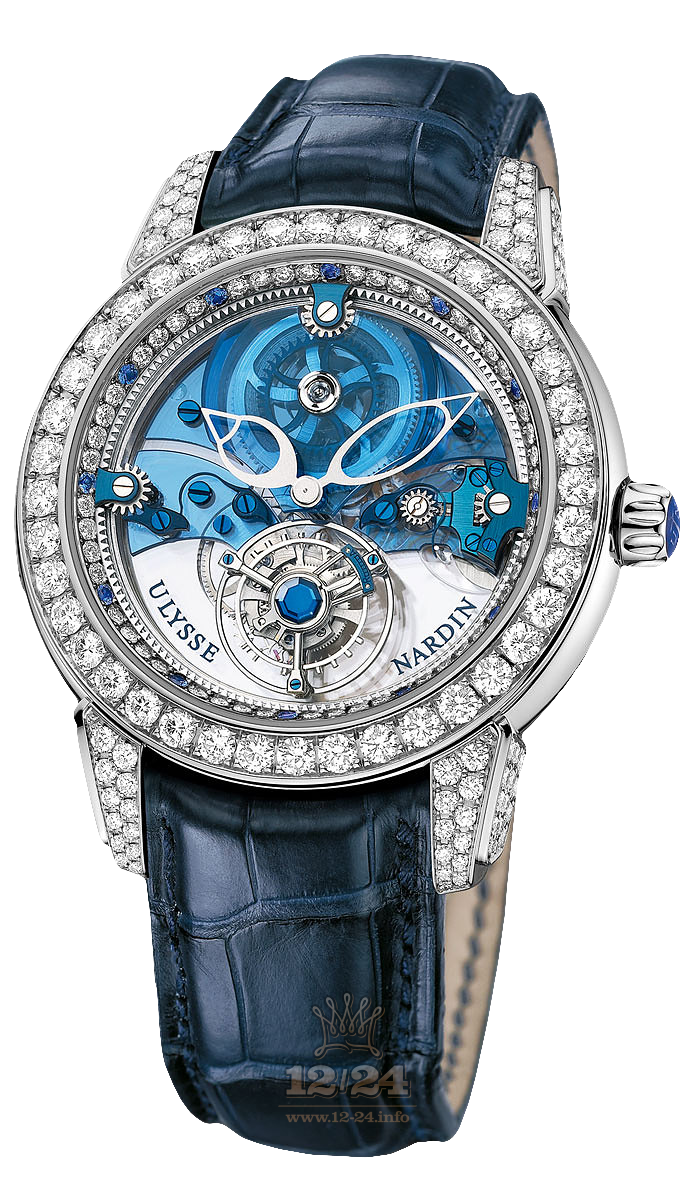 Ulysse Nardin Classic Watch 799-93 43 mm Platinum Case Painted Dial