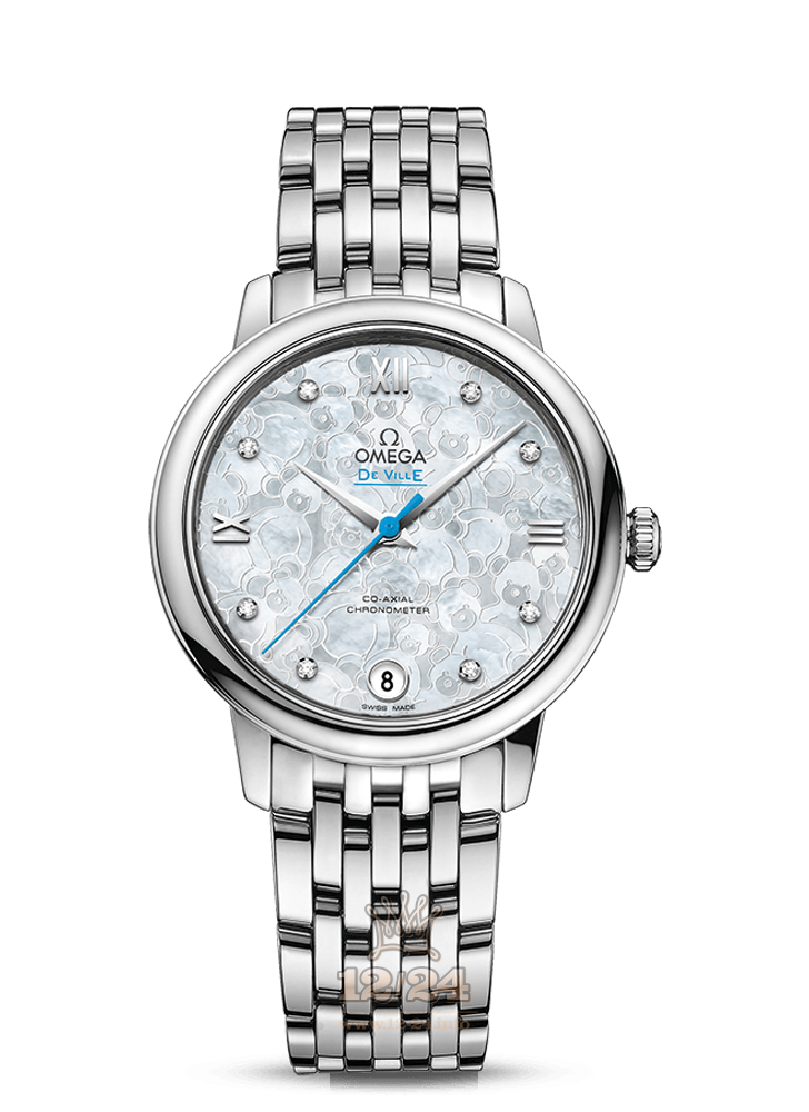 Omega Prestige Watch 424.10.33.20.55.004 33 mm Stainless steel Case White Dial
