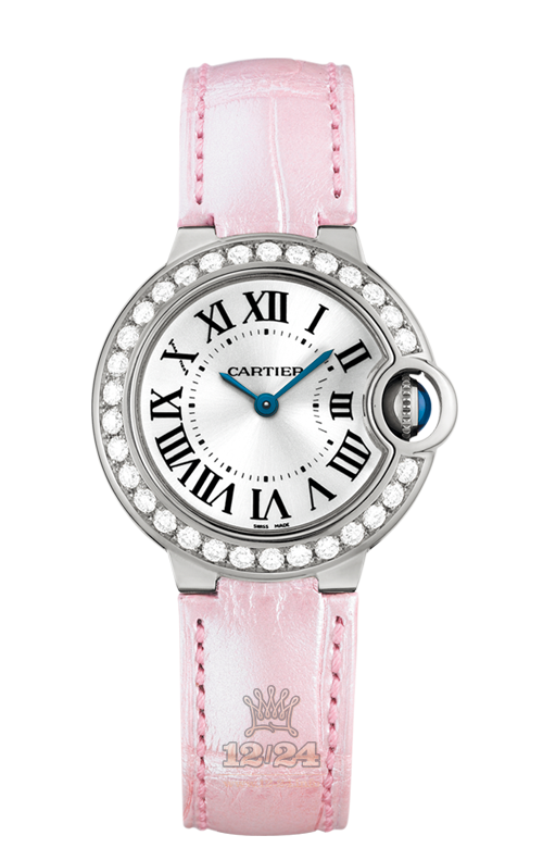 Cartier Ballon Bleu de Cartier Watch WE900351 28 mm White gold Case Silver Dial