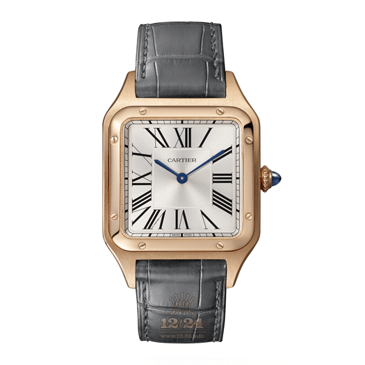 Cartier Santos de Cartier Watch WGSA0022 38 mm Pink gold Case Silver Dial