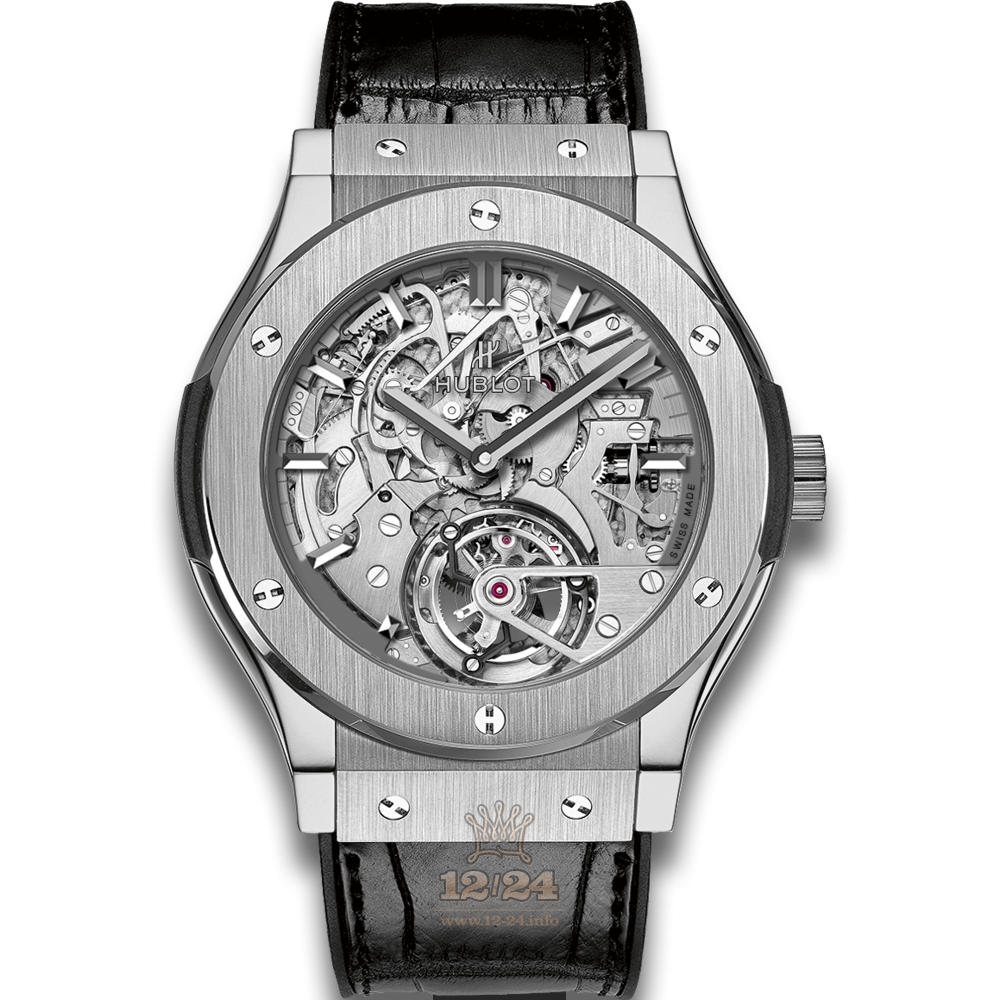 Hublot Classic Fusion Watch 504.NX.0170.LR 45 mm Titanium Case Gray Dial