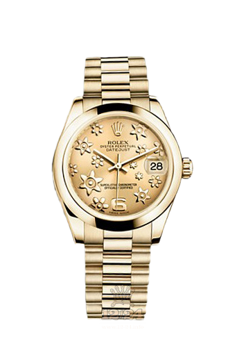 Rolex Datejust Watch 178248-0093 31 mm Yellow gold Case Golden Painted Dial