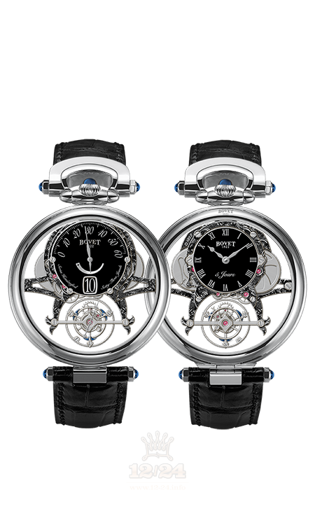 Bovet Fleurier Grandes Complications Watch AIVI026 44 mm White gold Case Black Dial