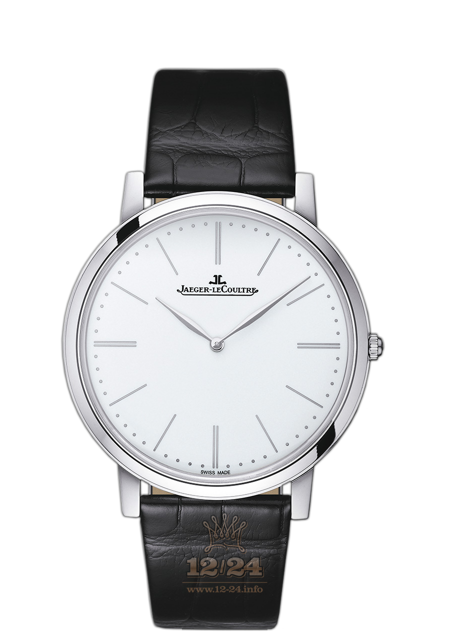 Jaeger-LeCoultre Master Watch 12935E1 39 mm White gold Case White Silver Dial
