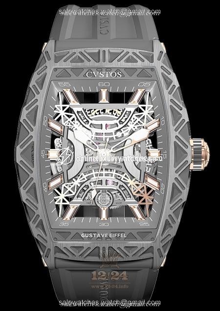 Cvstos Limited Edition Watch Gustave Eiffel Steel 54 mm Stainless steel Case Gray Dial