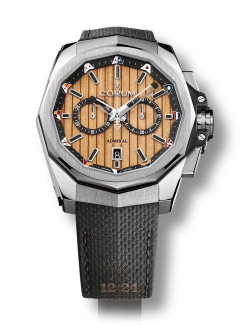 Corum Admiral Watch 116.101.20/F249 TB20 45 mm Stainless steel Case Brown (chocolate) Dial