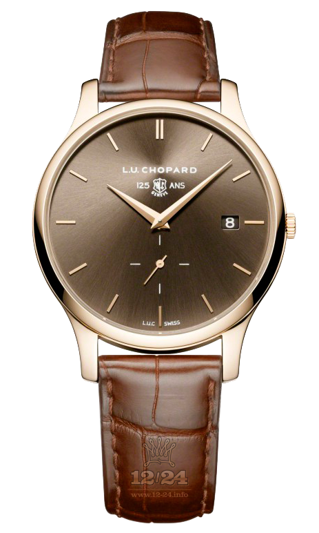Chopard L.U.C Watch 161932-5001 40 mm Pink gold Case Brown (chocolate) Dial