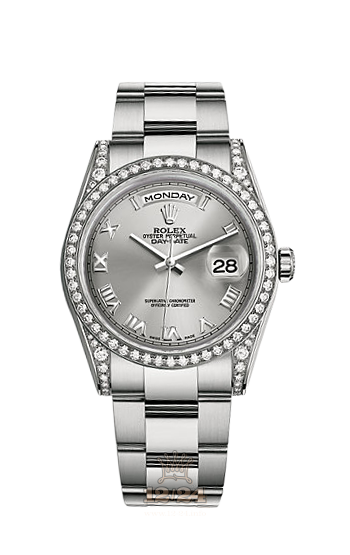 Rolex Day-Date Watch 118389-0121 36 mm White gold Case Gray Dial