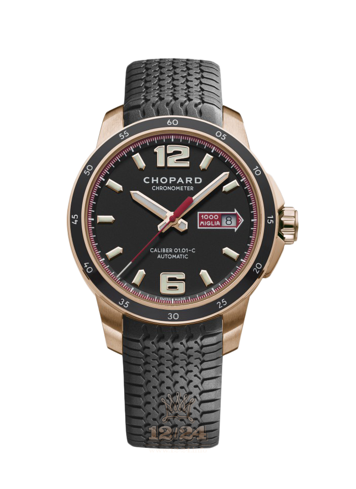 Chopard Classic Racing Watch 161295-5001 43 mm Pink gold Case Black Dial