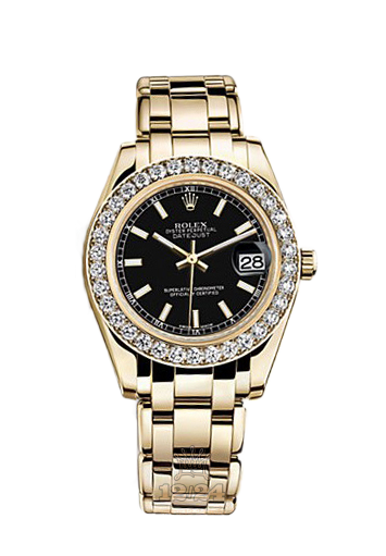 Rolex Pearlmaster Watch 81298-0056 34 mm Yellow gold Case