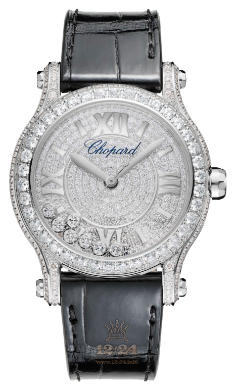 Chopard Happy Diamonds Watch 274891-1001 36 mm White gold Case Silver Dial