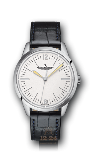 Jaeger-LeCoultre Geophysic Watch 800652J 38 mm Platinum Case White Dial
