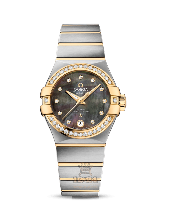 Omega Constellation Watch 123.25.27.20.57.007 27 mm Steel / Yellow gold Case Gray Dial