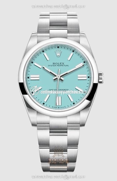 Rolex Oyster Perpetual Watch 124300-0006 41 mm Stainless steel Case Blue Dial