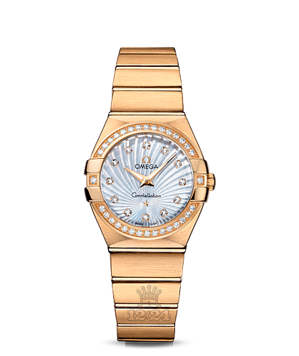 Omega Constellation Watch 123.55.27.60.55.003 27 mm Yellow gold Case White Dial