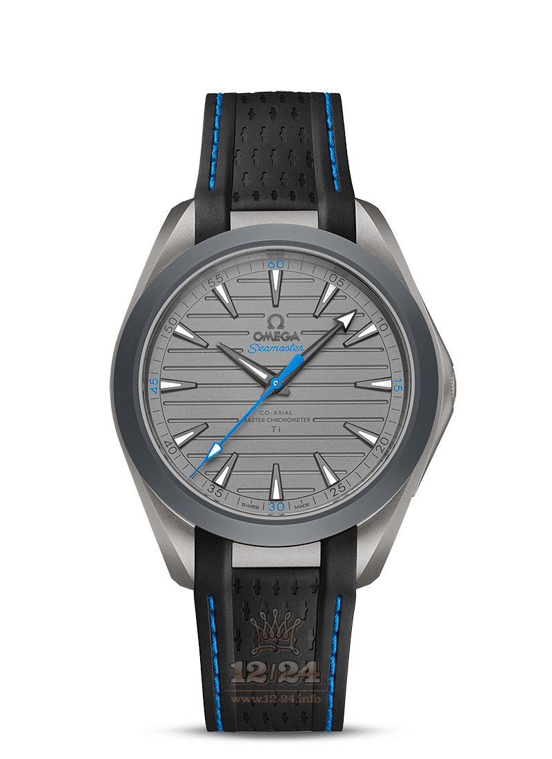 Omega Aqua Terra 150 M Watch 220.92.41.21.06.002 41 mm Titanium Case Gray Dial
